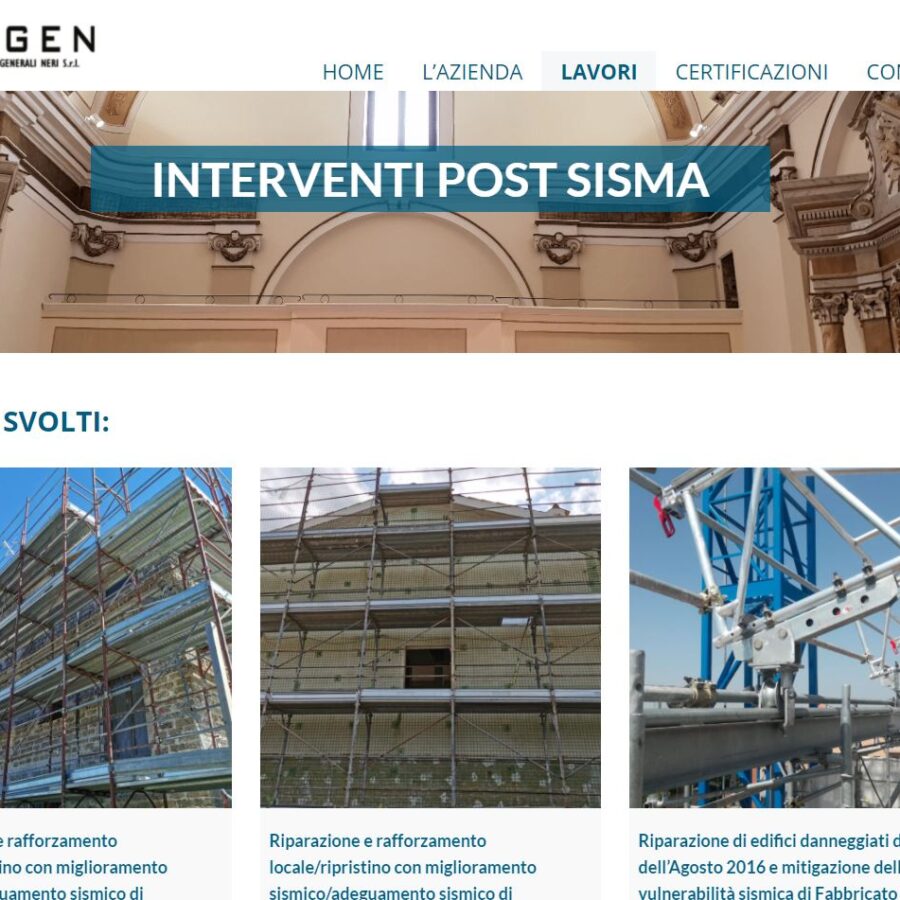 Sito internet Cogen –  Costruzioni Generali Neri Srl
